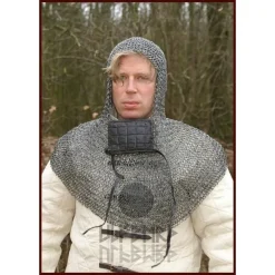 Ulfberth Camail à Ventail Carré, Anneaux Ronds - Rivets Ronds, 8 Mm -Tir à l'arc Soldes 2023 camail a ventail carre anneaux ronds rivets ronds 2