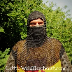 Camail à Ventail Carré, Noirci, 8mm -Tir à l'arc Soldes 2023 camail a ventail carre noirci 8mm 5