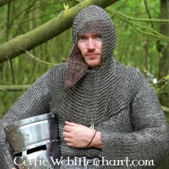 Camail à Ventail Triangulaire, Noirci, 8mm -Tir à l'arc Soldes 2023 camail a ventail triangulaire noirci 8mm 2