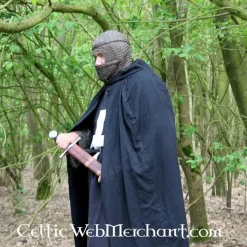 Camail à Ventail Triangulaire, Noirci, 8mm -Tir à l'arc Soldes 2023 camail a ventail triangulaire noirci 8mm 4