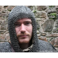 Ulfberth Camail Avec Encolure Carrée, Anneaux Plats-rivets Triangle, 8mm -Tir à l'arc Soldes 2023 camail avec encolure carree anneaux plats rivets t 2