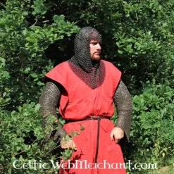 Camail Avec Encolure Triangulaire, Bronzée, 9 Mm