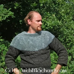 Colletin En Cotte De Maille, Acier Zingué, 9mm -Tir à l'arc Soldes 2023 colletin en cotte de maille acier zingue 9mm 2