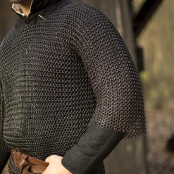 Epic Armoury Haubergeon De Cavalerie, Noirci -Tir à l'arc Soldes 2023 haubergeon de cavalerie noirci 3