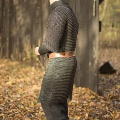 Epic Armoury Haubergeon De Cavalerie, Noirci -Tir à l'arc Soldes 2023 haubergeon de cavalerie noirci 5