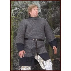 Ulfberth Haubert à Manches Mi-longues, Anneaux Plats-rivets Ronds, 8mm