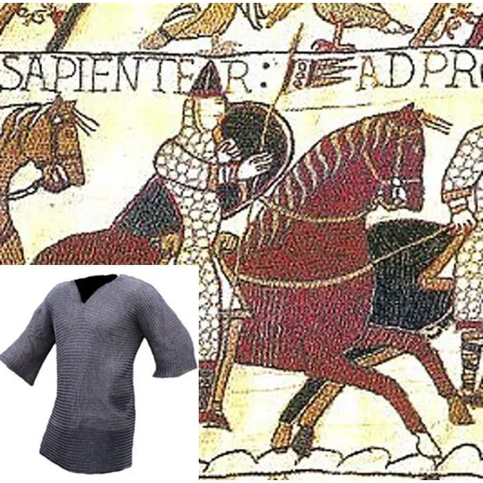 Ulfberth Haubert Mi-long, Anneaux Plats Mixtes-rivets Ronds, 8mm 3 Ulfberth Haubert Mi-long, Anneaux Plats Mixtes-rivets Ronds, 8mm – Image 3