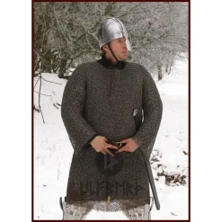 Ulfberth Haubert Mi-long, Anneaux Plats Mixtes-rivets Triangle, 8mm